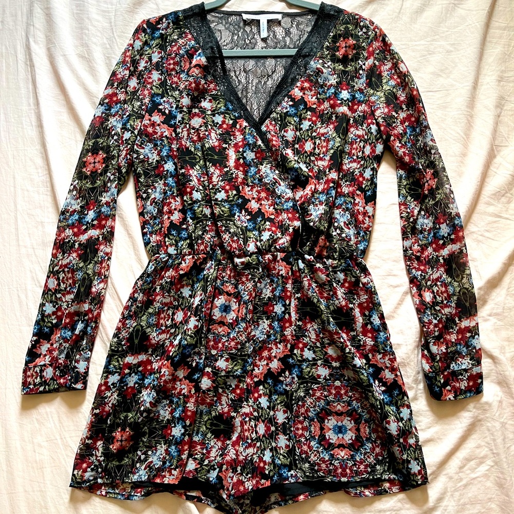 BCBGeneration Floral Romper